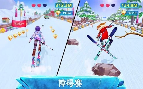 滑雪女孩超级明星游戏完整版(改名滑雪明星)