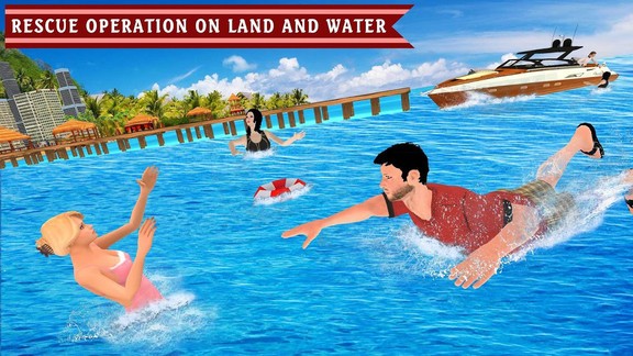 海滩救援队模拟游戏 海滩救援队模拟手机版下载