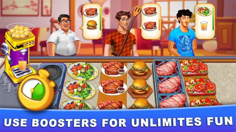 烹饪美味的食物小游戏(cooking tasty food)