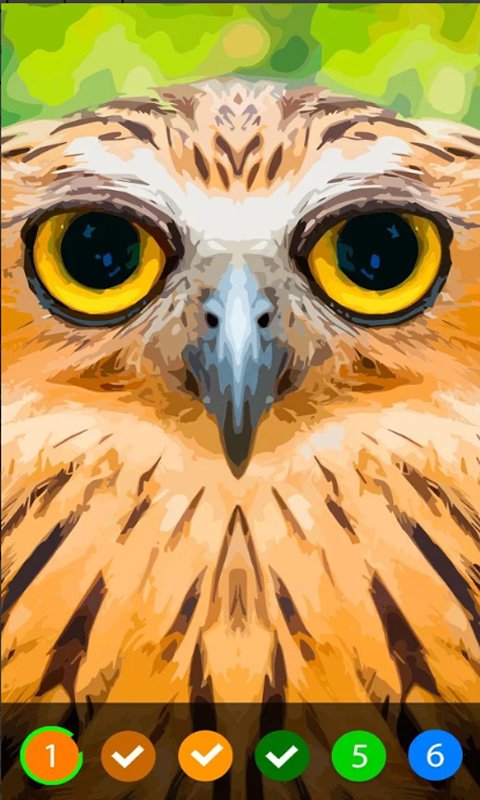 数字填色五彩涂鸦世界游戏