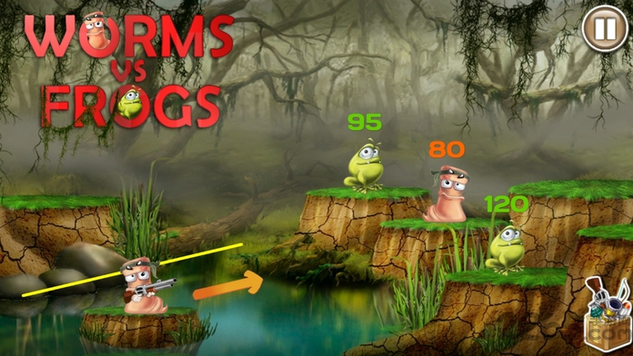 蠕虫反对青蛙手机版