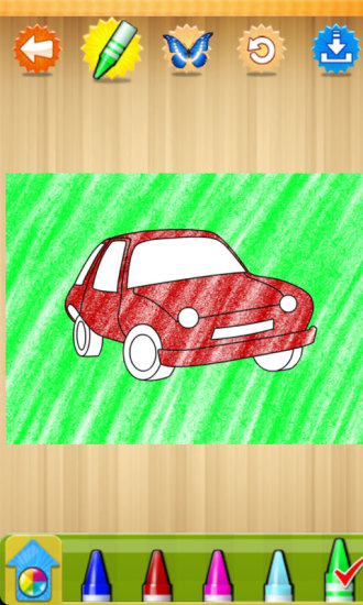 儿童游戏涂颜色绘画