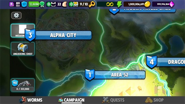 死亡蠕虫游戏破解版无限钻石