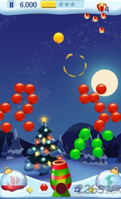 圣诞老人泡泡射击手游