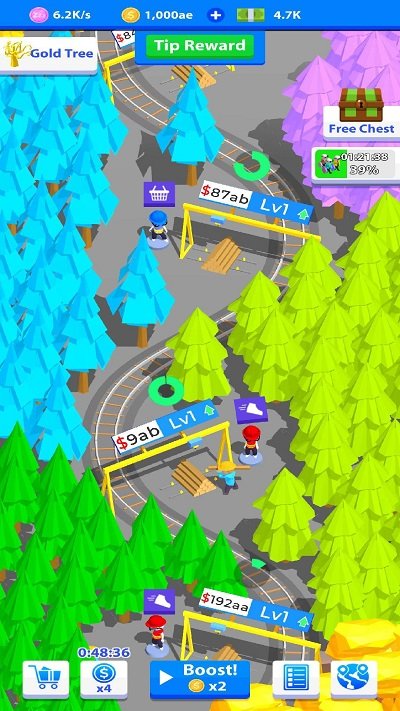 空闲伐木大亨游戏