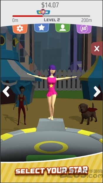 超级蹦床明星手机版