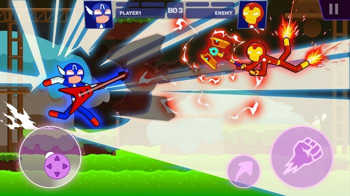 蜘蛛火柴人大战2游戏最新版