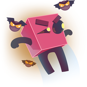 蹦床小方块游戏