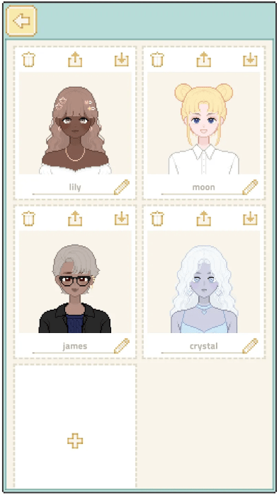 制作我的像素头像游戏(pixpix)