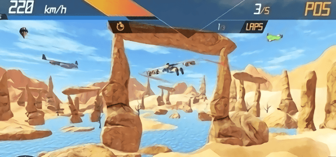 翼装飞行比赛游戏