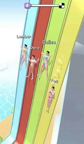 滑梯翻转游戏(Water slide flip)