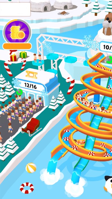 闲置水上滑梯游戏