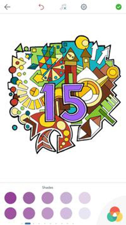 成人数字涂色书最新版