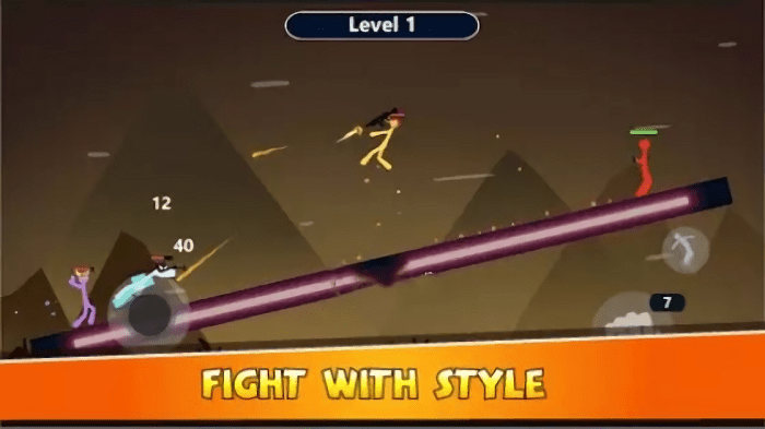 火柴人对决超级武士游戏