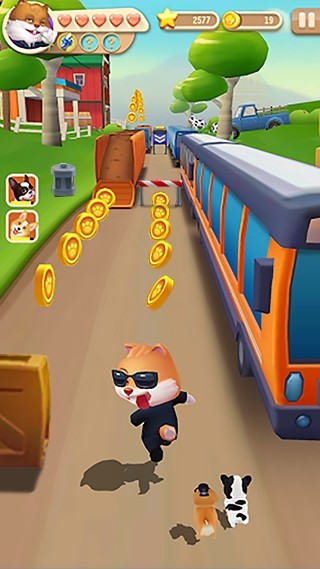 松鼠先生欢乐跑酷游戏(talking pet gold run)