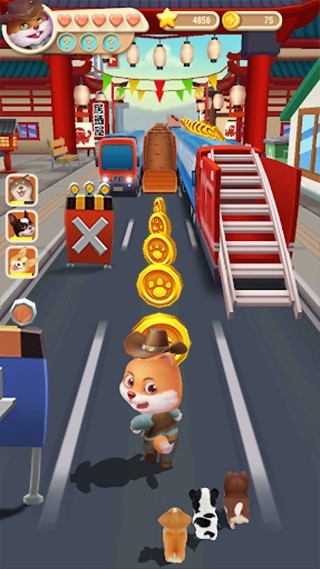 松鼠先生欢乐跑酷游戏(talking pet gold run)